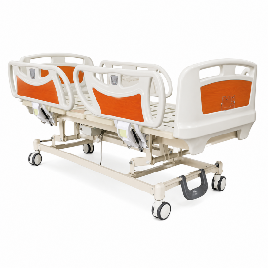 China Electric Hospital Bed Manufacturer with Injection-Molded Panels