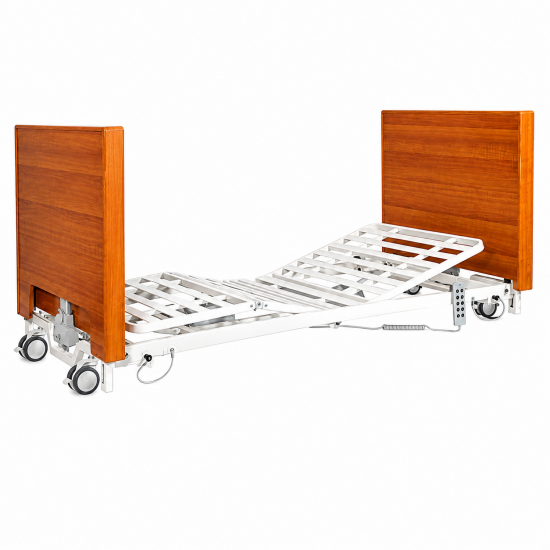 Electric 5 Function Ultra Low Nursing Bed with 100-500mm Vertical Lift