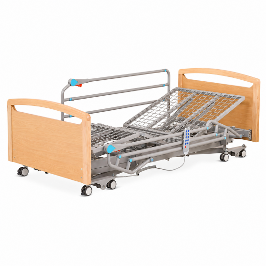 Electric 5-Function Low Nursing Bed with 230–700mm Wide Hi-Low Range
