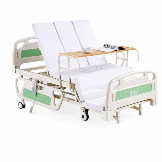 Bariatric Patient Care Bed with Three-Section Electric Lateral Turning